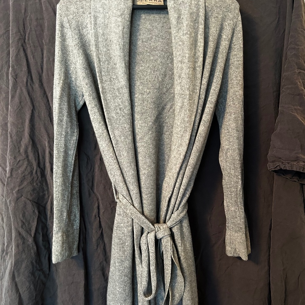 Cashmere ladies robe